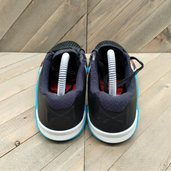 Nike Metcon 6 Gym Training Shoes Womens Size 7.5 Black White Red Blue Sneakers