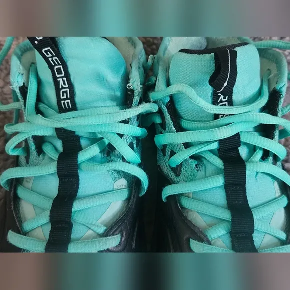 Nike PG3 GS Sneakers Paul George 3 Menta Green Black Shoes kids 5.5 youth