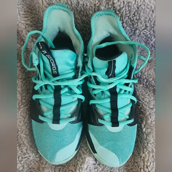 Nike PG3 GS Sneakers Paul George 3 Menta Green Black Shoes kids 5.5 youth