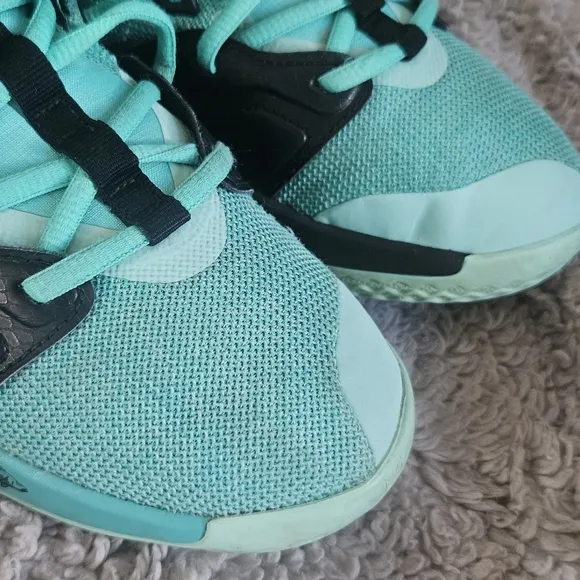 Nike PG3 GS Sneakers Paul George 3 Menta Green Black Shoes kids 5.5 youth