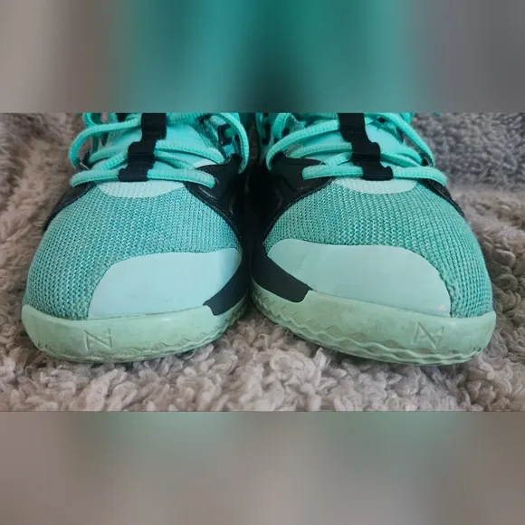 Nike PG3 GS Sneakers Paul George 3 Menta Green Black Shoes kids 5.5 youth