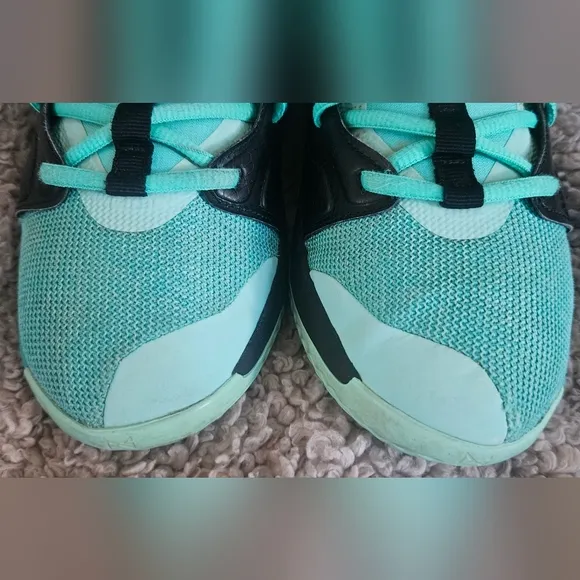Nike PG3 GS Sneakers Paul George 3 Menta Green Black Shoes kids 5.5 youth