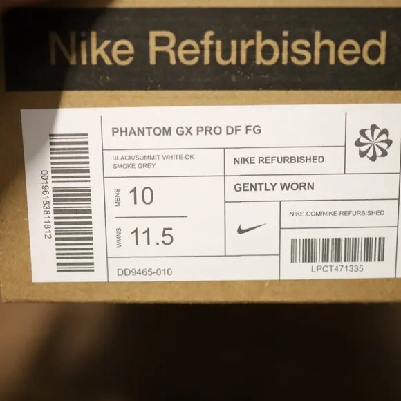 Nike Phantom GX Pro DF FG 'Shadow Pack' DD9465-010 Men's 10