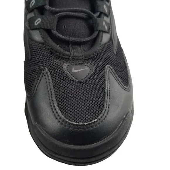 Nike Shoes Men's Size 8 Zoom 2K Black Running Lace Up Leath Fabric