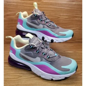 Nike Shoes White Purple Air Max 270 React Run Girls Size 7 Fast Ship