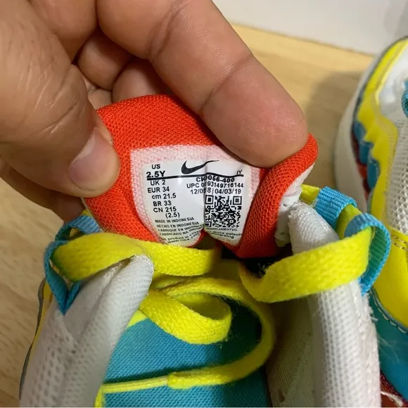 Nike‎ Shoes Youth Size 2.5Y Air Max 95 Light Blue Fury/White GS CK0055 400