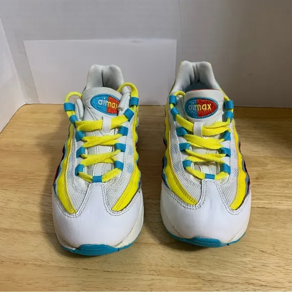 Nike‎ Shoes Youth Size 2.5Y Air Max 95 Light Blue Fury/White GS CK0055 400