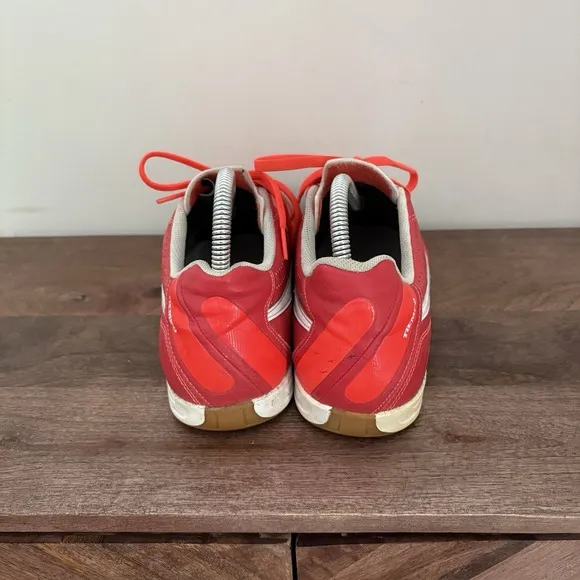 Nike Tiempo Natural IV Leather TF US 9 UK 8 509090 619 Soccer Futsal Shoes Red