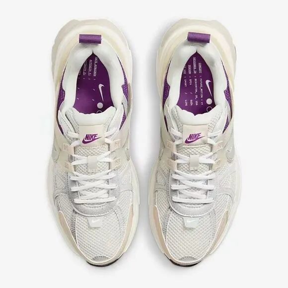 Nike V2K Run PRM Light Bone Viotech Womens Running Shoes HF4305-072 Women's 10.5