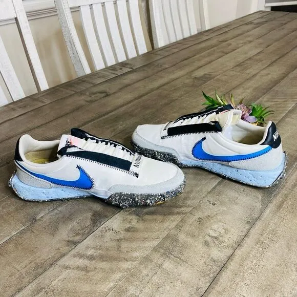 Nike Waffle Racer Crater Photon Dust Blue Women’s Sneakers Size 9