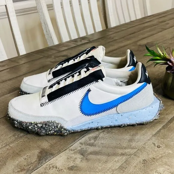 Nike Waffle Racer Crater Photon Dust Blue Women’s Sneakers Size 9