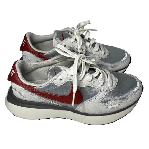 Nike Waffle Retro Low Women Casual Running Shoes Gray FD2196-001 Size 6.5