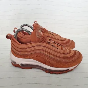 Nike Womens Air Max 97 Sneakers Dark Russet/Bronze Orange Shoes AV8198-201 Sz 5