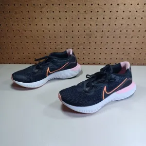 Nike womens black orange pink Renew running shoes 7.5 M ck6360
