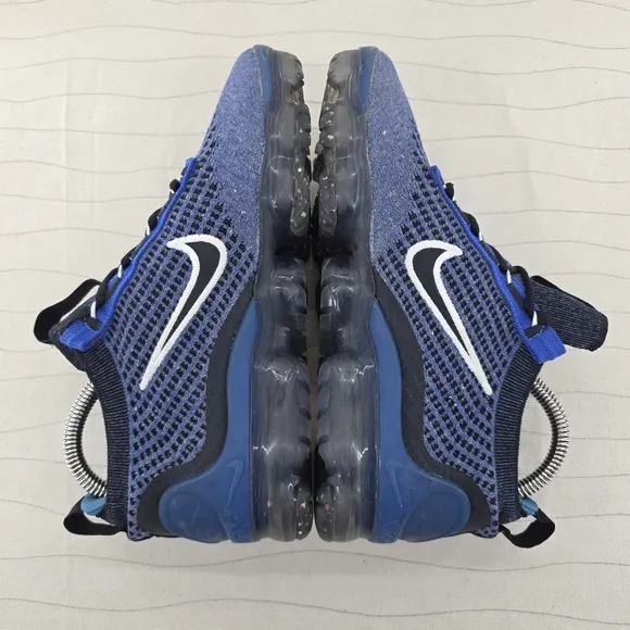 Nike Youth Air VaporMax 2021 FK GS Blue Black Sneakers Shoes DB1550-402 Sz 4.5Y