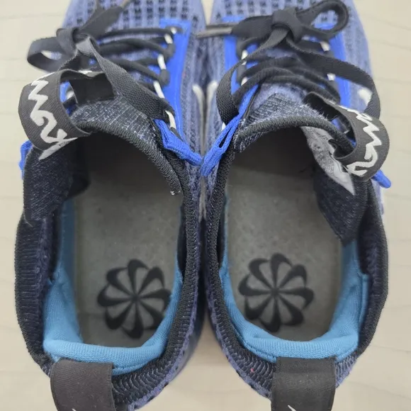 Nike Youth Air VaporMax 2021 FK GS Blue Black Sneakers Shoes DB1550-402 Sz 4.5Y