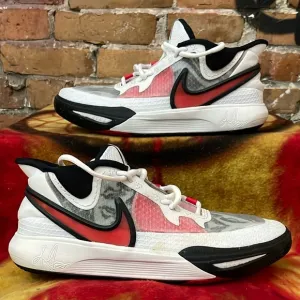 NIKE-youth KYRIE 8 GO GS 'White University Red' basketball lace shoes