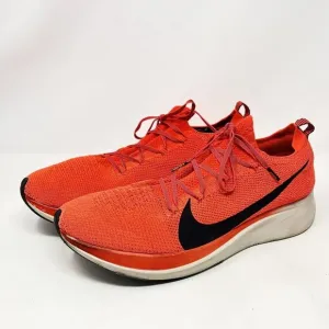 Nike Zoom Fly Men's Flyknit Bright Crimson  Black Swoosh 2018 Size 13