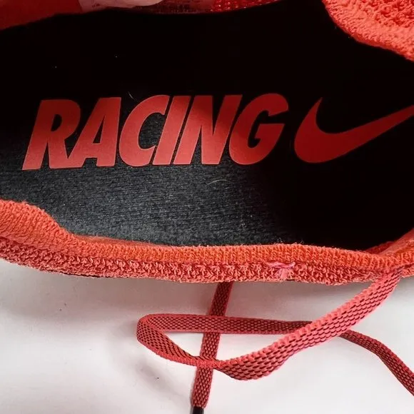 Nike Zoom Fly Men's Flyknit Bright Crimson  Black Swoosh 2018 Size 13