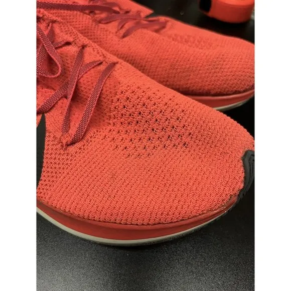 Nike Zoom Fly Men's Flyknit Bright Crimson  Black Swoosh 2018 Size 13