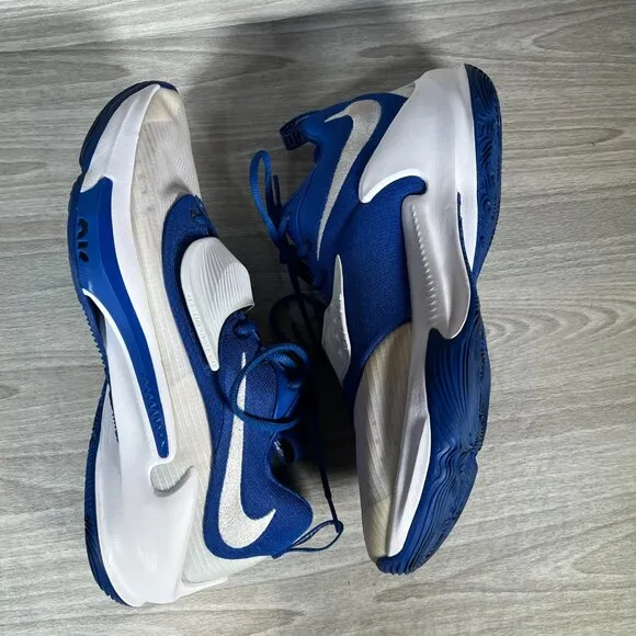 Nike Zoom Freak 3 TB Mens 12 Basketball Shoes Game Royal Blue White Athletic