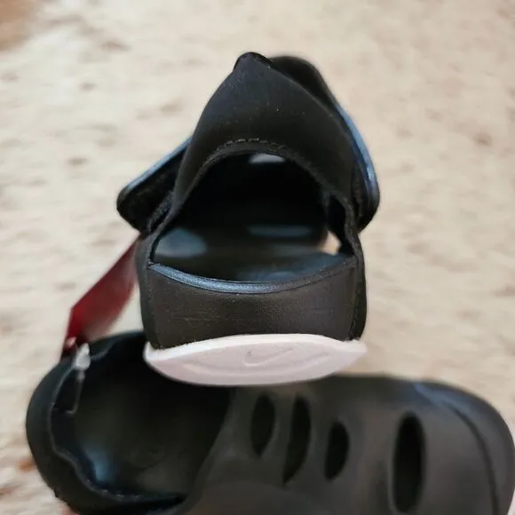Nike Sunray Protect 3 Toddler Boy Sandals Black Size 10 NEW