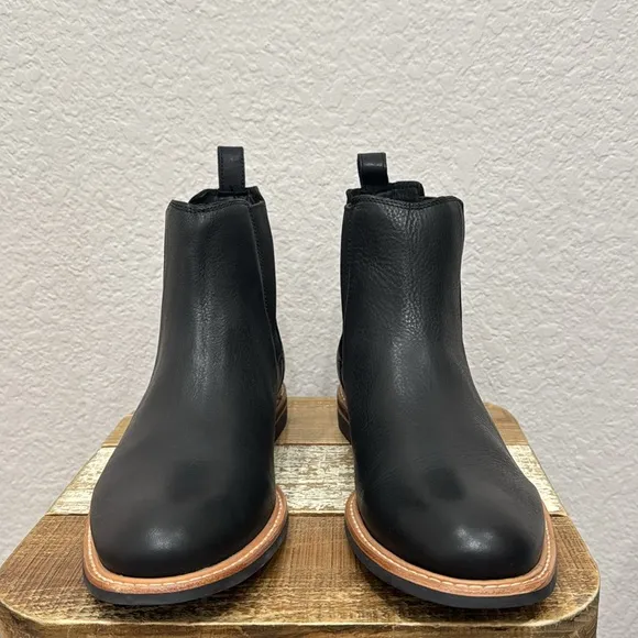 Nisolo Marco All Weather Black Leather Chelsea Boots Size 10