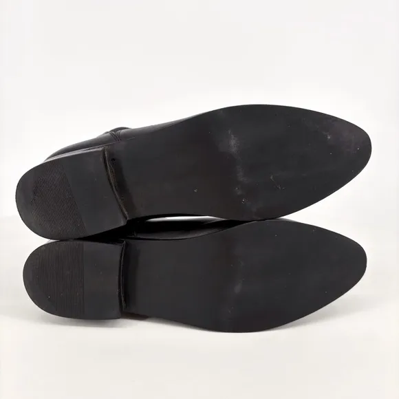 NISOLO x Anthro | Eva Everyday Leather Chelsea Boots in Black | Sz 10
