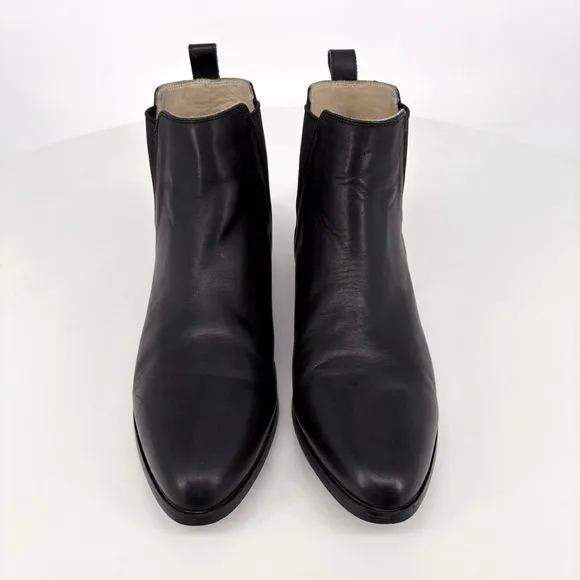 NISOLO x Anthro | Eva Everyday Leather Chelsea Boots in Black | Sz 10