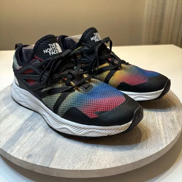 North Face Women's Oxeye‎ Hiking Super Sonic Rainbow Shoes Sneakers US Size 11