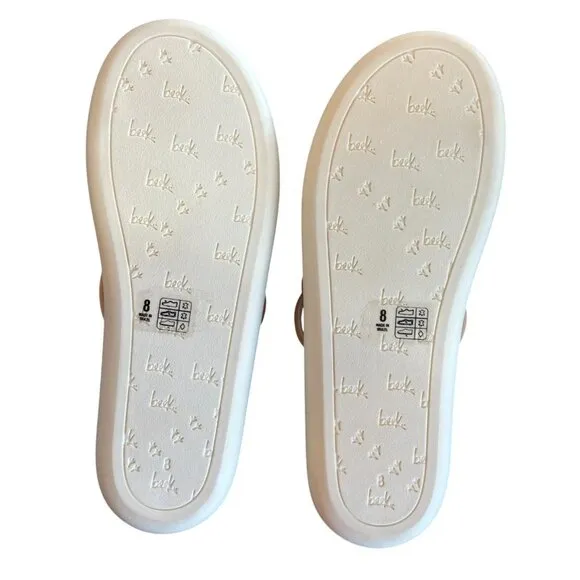 NWB Women’s Beek Peep Sandals in Beach Size 8