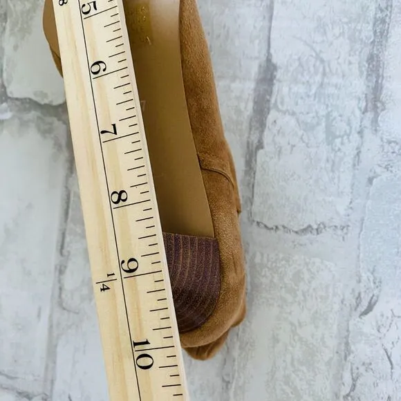 NWOB Anthropology Silent D Tach Slouchy Suede Ankle Boots Sz 37 (6.5)
