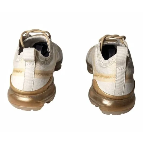 NWOB NIKE Air VaporMax 2019 'Cream Light Bone' Running Shoes Size 8