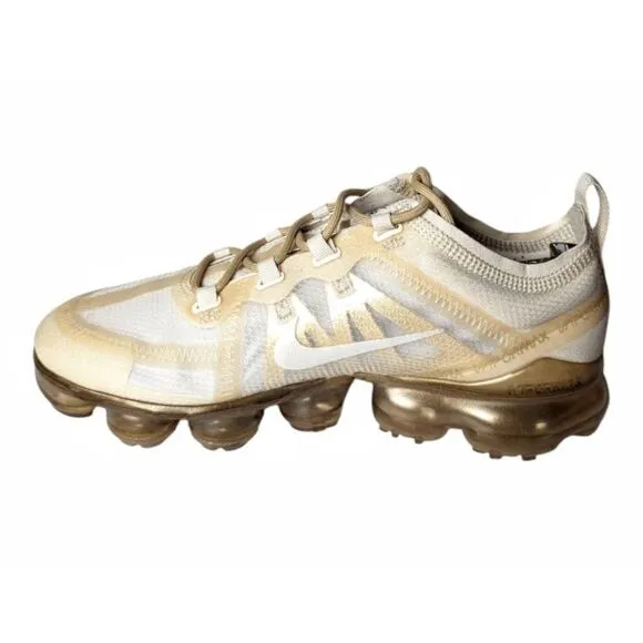 NWOB NIKE Air VaporMax 2019 'Cream Light Bone' Running Shoes Size 8