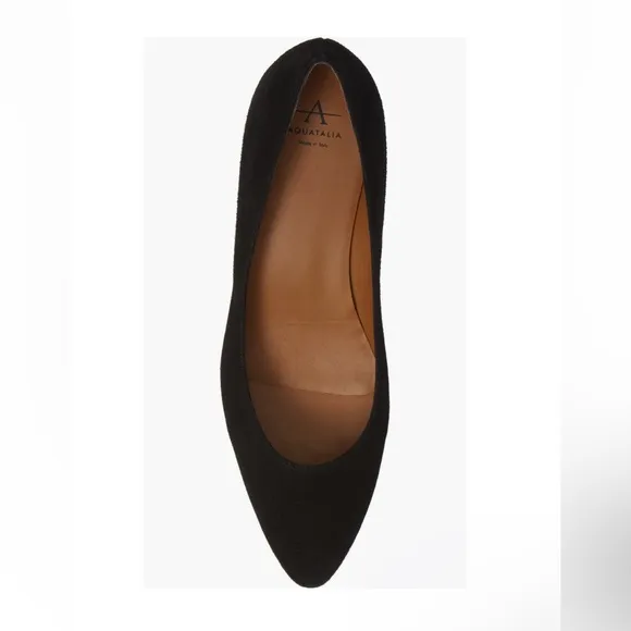 NWOT Aquatalia Pasha Pump (Women) in Black Suede, Size 10, never worn