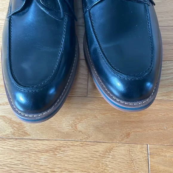 NWOT Joseph Abboud Fletcher Black Leather Men's Shoes