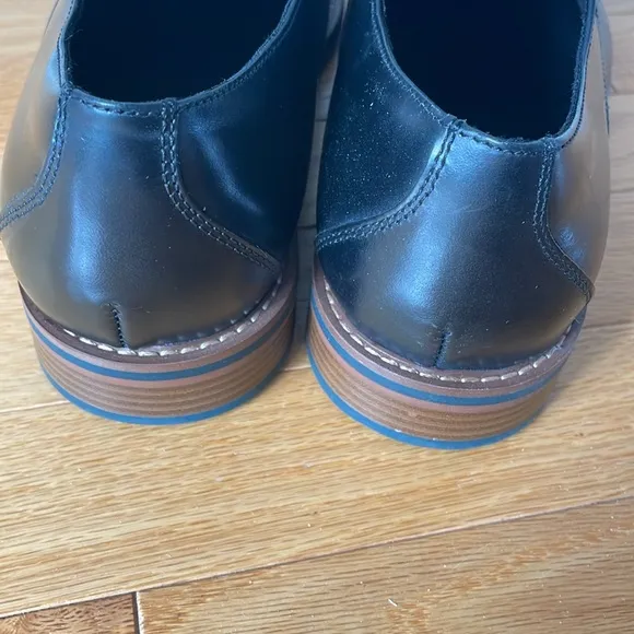 NWOT Joseph Abboud Fletcher Black Leather Men's Shoes