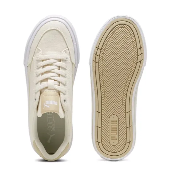 NWOT Puma Court Classic Vulc Women's Beige Lifestyle Sneakers Size US 7 Women's