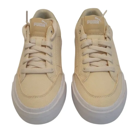 NWOT Puma Court Classic Vulc Women's Beige Lifestyle Sneakers Size US 7 Women's