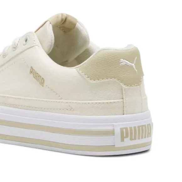 NWOT Puma Court Classic Vulc Women's Beige Lifestyle Sneakers Size US 7 Women's