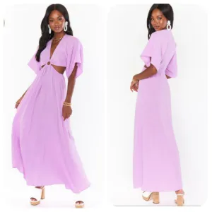 NWOT Show Me Your Mumu Dana Dress in Bright Lilac Sz M