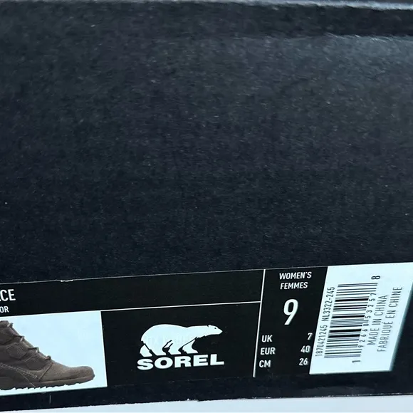 NWT &amp; Box Sorel Evie Major Lace Up Winter Bootie Size 9