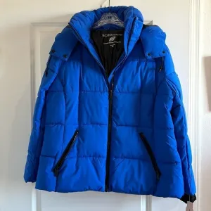 NWT BCBG Generation royal blue parka Feather-free eco-friendly fill Size XL