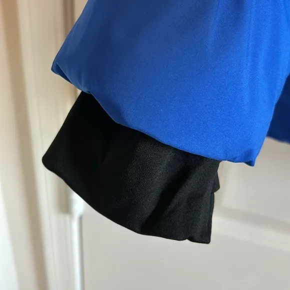NWT BCBG Generation royal blue parka Feather-free eco-friendly fill Size XL