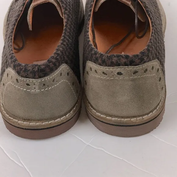 NWT Ben Sherman Mixed Leather and Fabric Upper Along Shoes Size 42 (US 9)