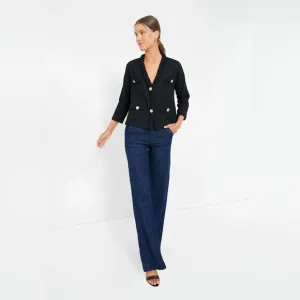 NWT Black Clodagh Tweed Jacket Size Small in Black By Tuckernuck