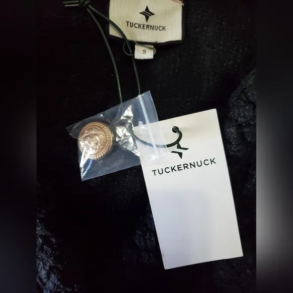 NWT Black Clodagh Tweed Jacket Size Small in Black By Tuckernuck