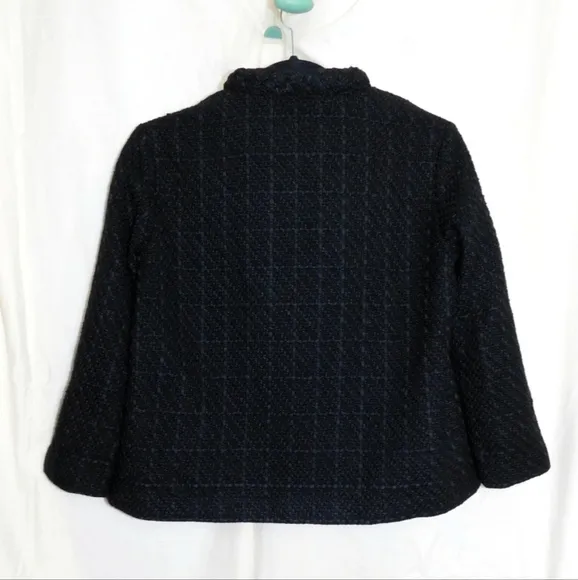 NWT Black Clodagh Tweed Jacket Size Small in Black By Tuckernuck