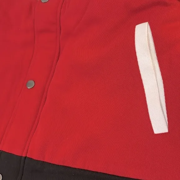 NWT [boohooMAN] Oversized Boxy Official Twill Padded Racing Jacket Men’s Sz M