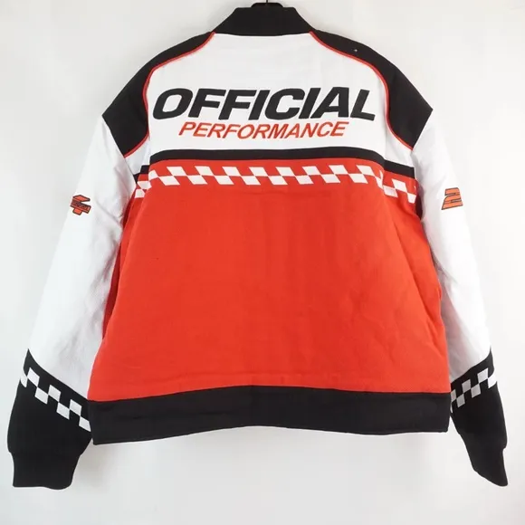 NWT [boohooMAN] Oversized Boxy Official Twill Padded Racing Jacket Men’s Sz M